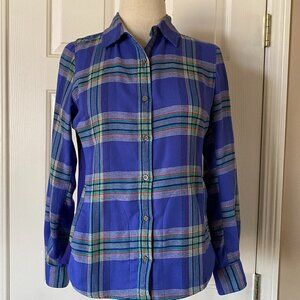 Women's Marmot Soft Flannel Long Sleeve Plaid Button Down Shirt